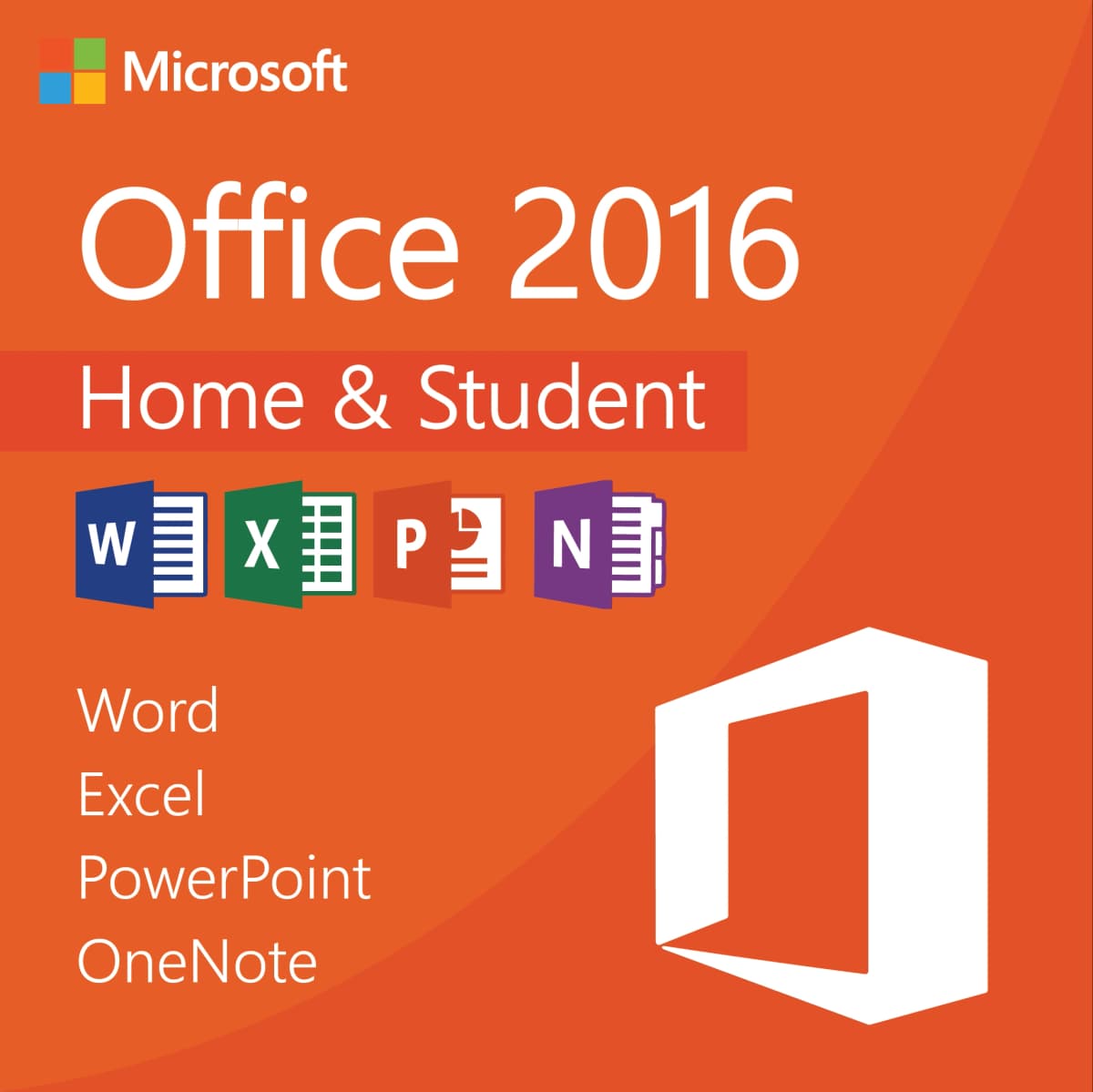 Microsoft Office 2016 Home & Student - Lifetime License